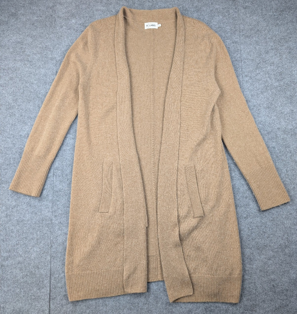 The Reset R Label Cashmere Blend Cardigan Womens Medium Sweater Minimal Luxury